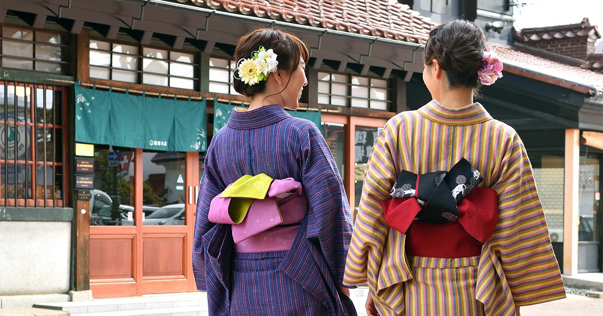 浴衣で会津の街歩きしましょう。「あいづ浴衣でさんぽ」7・8・9月開催受付中！ | 参加したい -イベントやレポート- | 一般財団法人 民族衣裳 文化普及協会