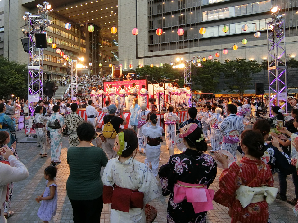 梅田ゆかた祭2018にて着付け協力