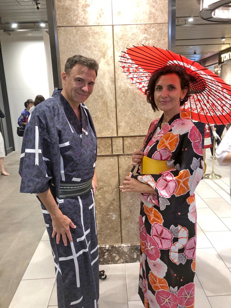 おもてなしスタッフが「東京タワーで浴衣体験」に協力