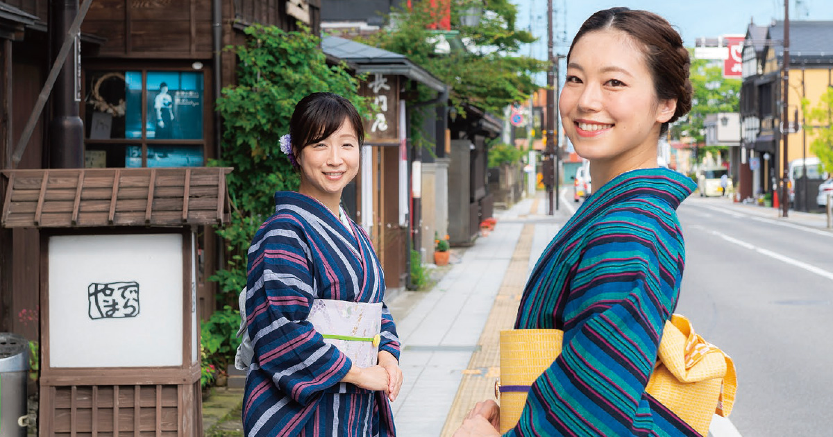 会津の人気企画“あいづ着物でさんぽ”が福島県報「ゆめだより」10月号の表紙に採択されました！