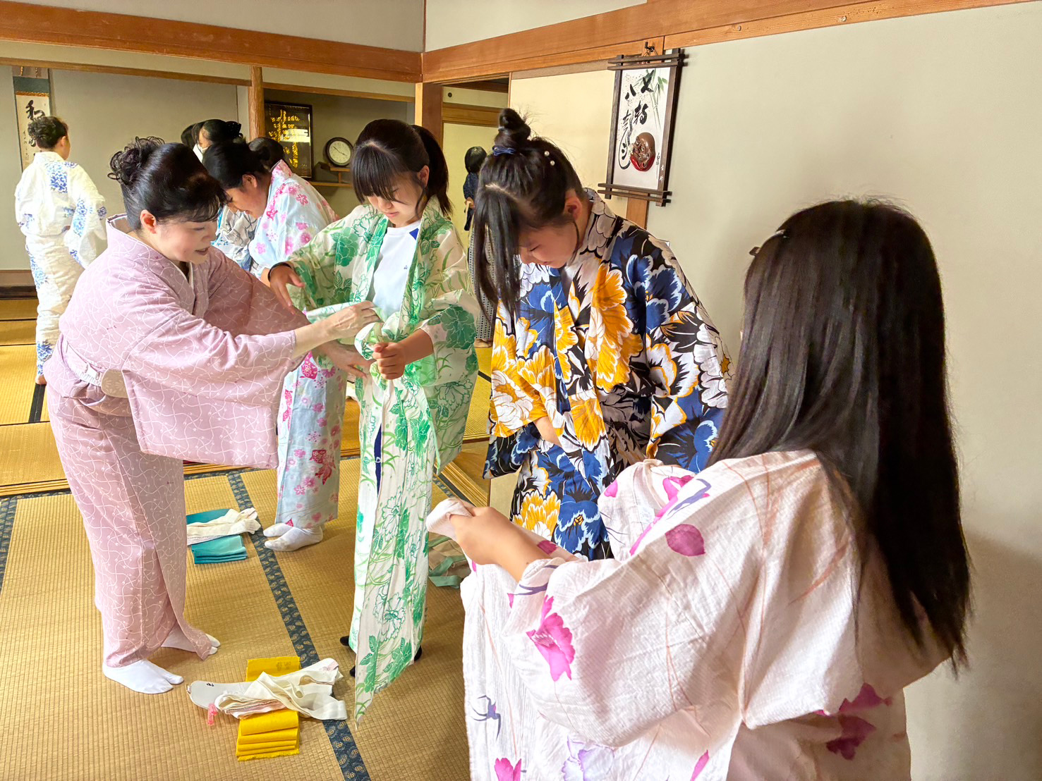 三重県立亀山高校 ゆかた講習会 開催