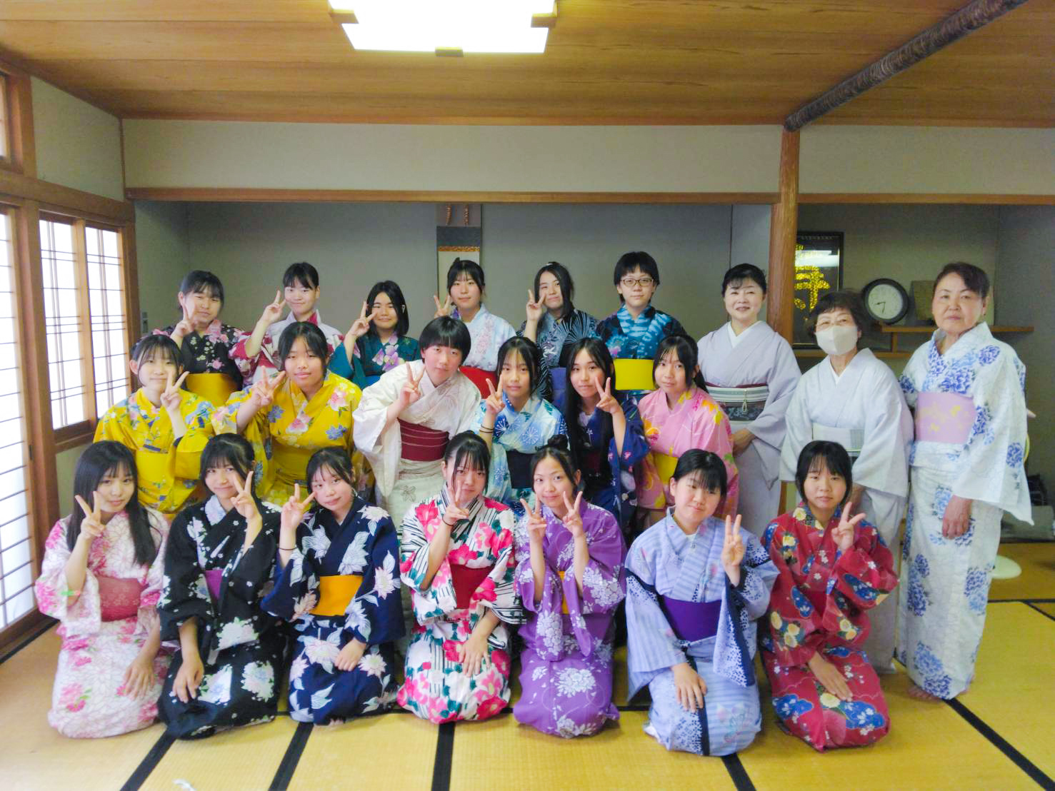 三重県立亀山高校 ゆかた講習会 開催