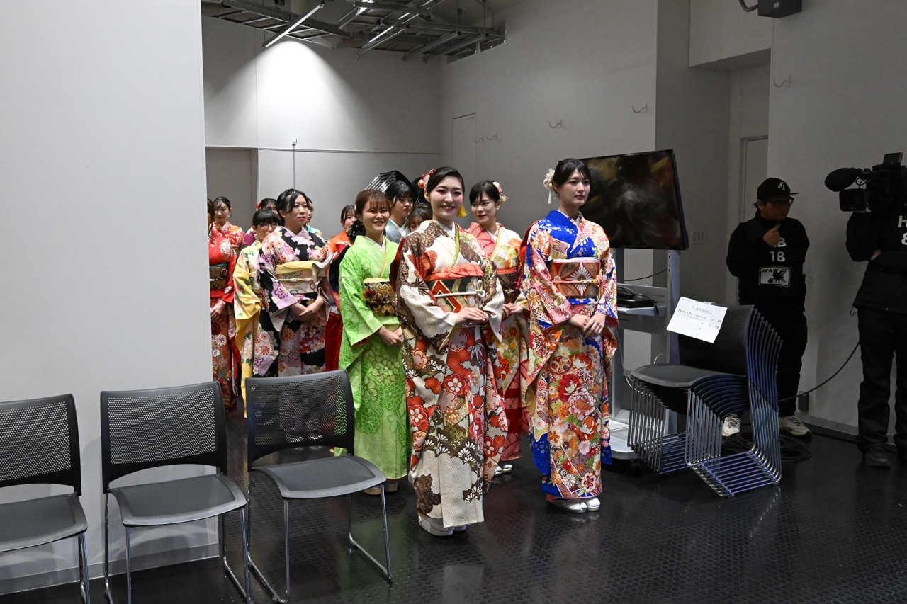皇后杯 JFA 第47回全日本女子サッカー選手権大会決勝 振袖でおもてなし協力！