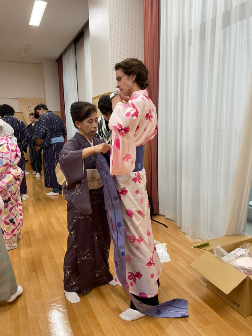 お茶の水女子大学サマープログラム《 留学生向けゆかた着付け教室 開催！》