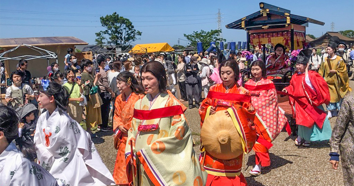 第40回斎王まつり「斎王群行」衣裳及び着付け協力