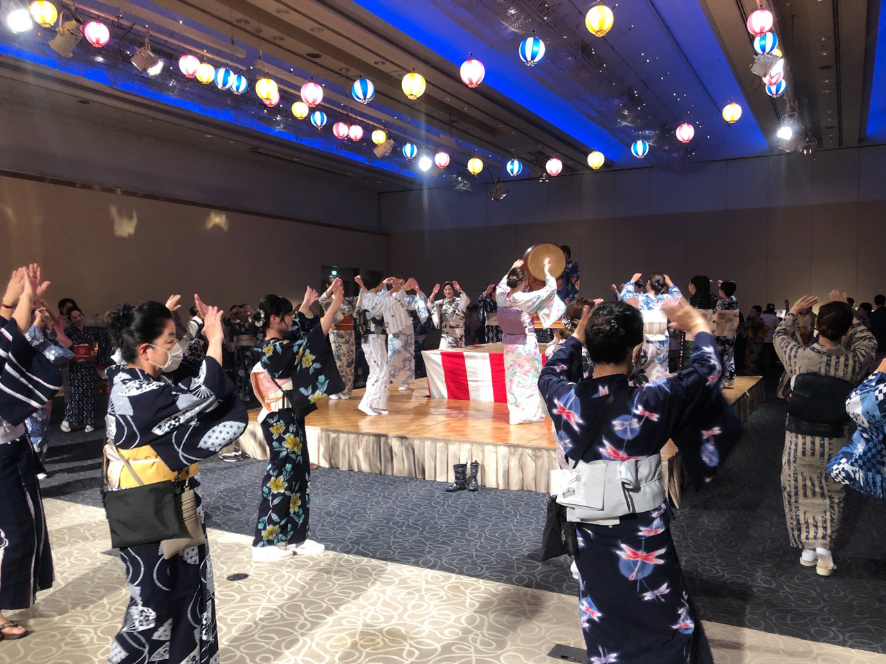 箱根湯本盆踊り大会に参加協力！